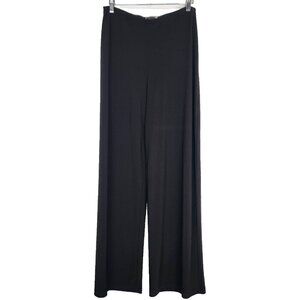 Sympli Wide Leg Palazzo Pant Womens‎ 8 Brown Slinky Pull On Travel Comfort
